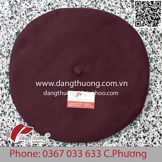 Mũ nồi nón beret chất liệu nỉ dạ dày