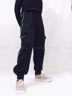 🔥 Quần Jogger Unisex khoá zip