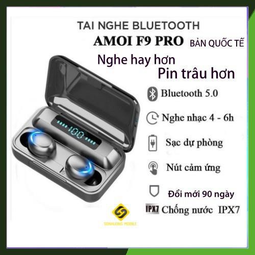 [HÀNG CHÍNH HÃNG] Tai nghe AMOI F9 Pro Max 2021 | nút cảm ứng | Bluetooth 5.0 | Pin 280 giờ | F9 2021