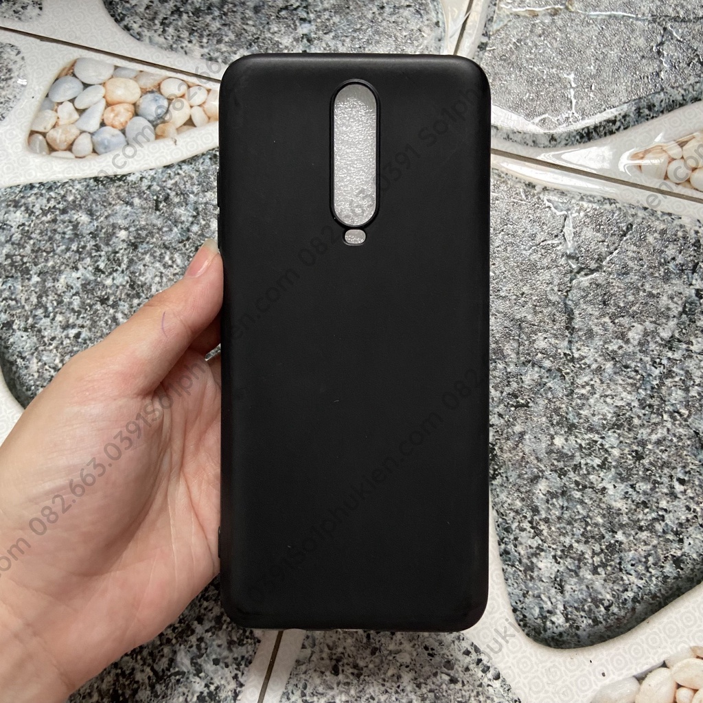 Ốp lưng Xiaomi K30 dẻo đen trơn, dẻo trong đục chống ố có viền gồ bảo vệ camera