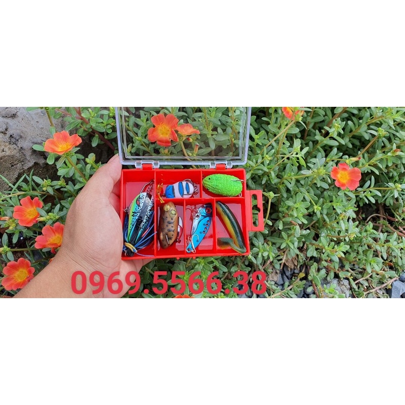 bộ mồi câu lure hàng chính hãng