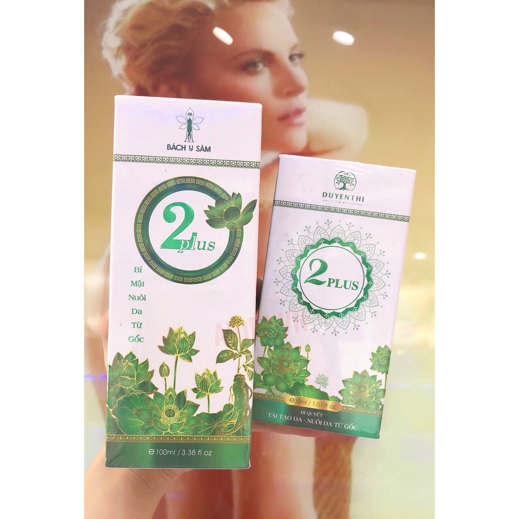 Serum 02 Plus Giảm Mụn Và Nám Nhẹ Bách Y Sâm