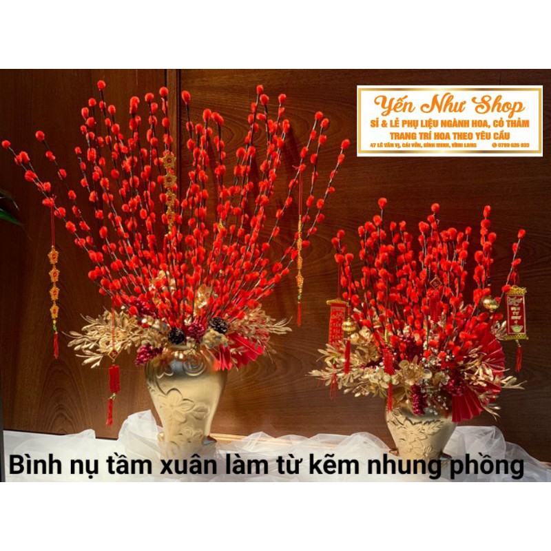 COMBO NGUYÊN LIỆU VỀ LÀM NỤ TẦM XUÂN 50 NHÁNH