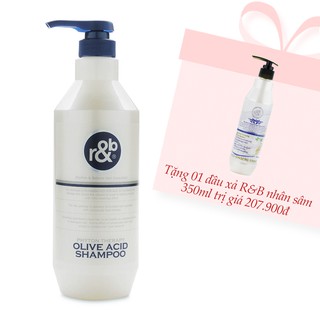 Dầu gội thảo dược Olive R&B 1000g (Tặng 1 dầu xả R&B nhân sâm 350ml)