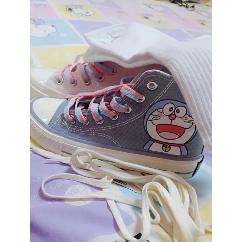 Giày cổ cao doraemon size 35-40