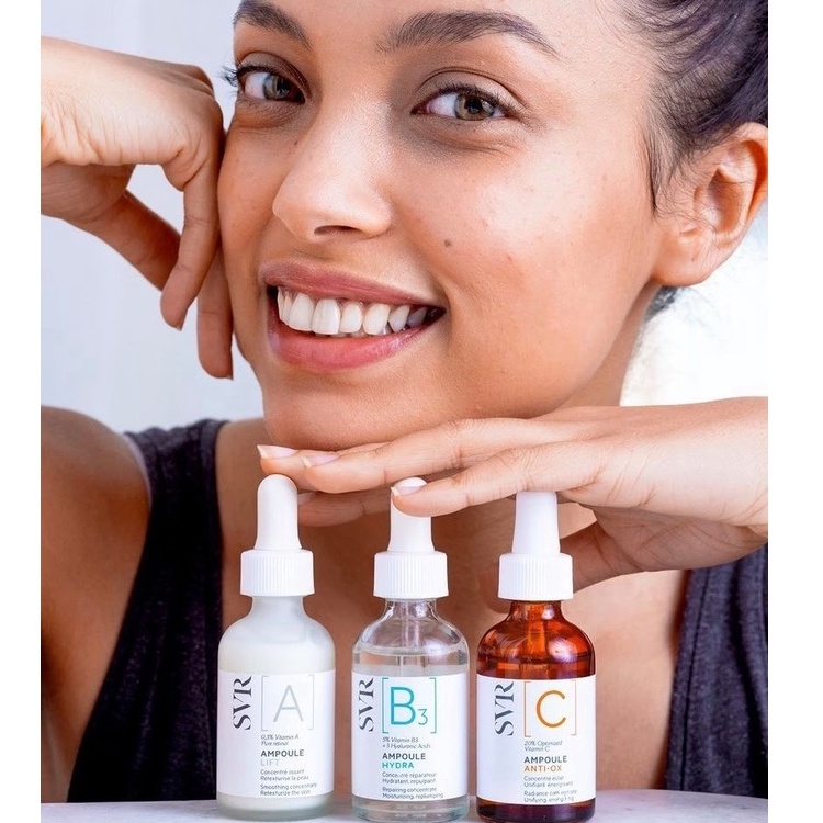 Tinh chất dưỡng ẩm, phục hồi và chống nhăn da SVR B3 Serum [B3] Ampoule Hydra