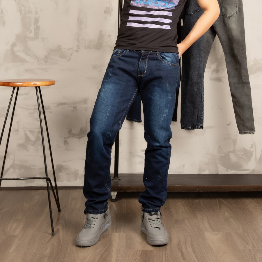 Quần jean nam ống suông SS150 shop Sunsun chuyên quần nam đẹp | BigBuy360 - bigbuy360.vn