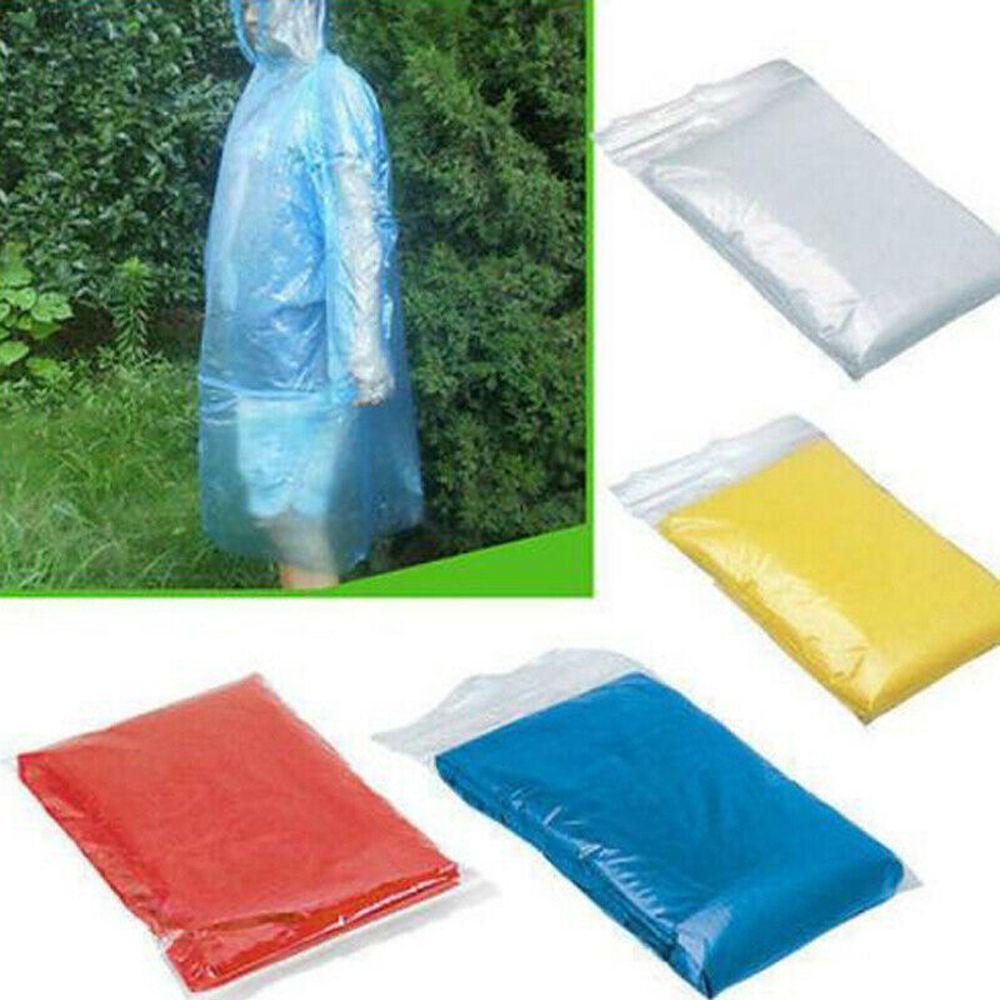 MUVAKO Set 1 / 5 Áo Mưa Chống Thấm Nước Sử Dụng Một Lần Tiện Lợi