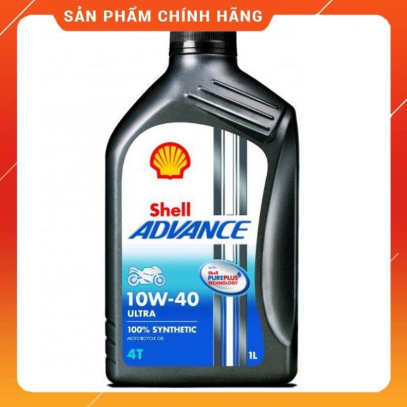 Mua Ngay Nhớt tổng hợp cao cấp SHELL ADVANCE ULTRA 10W40 1L cho xe côn tay, xe số 4 Thì