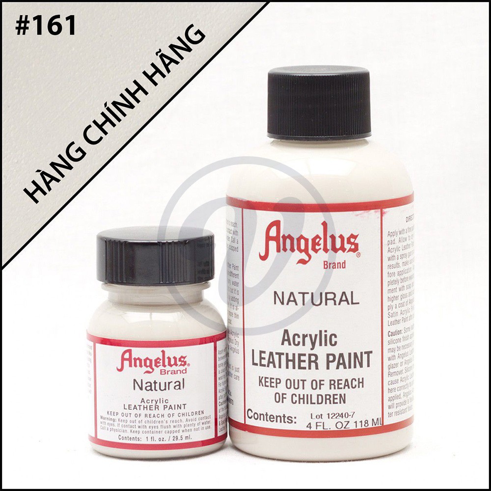 Natural 161 - Màu ANGELUS Leather Paint Standard vẽ trên da, vải, custom giày