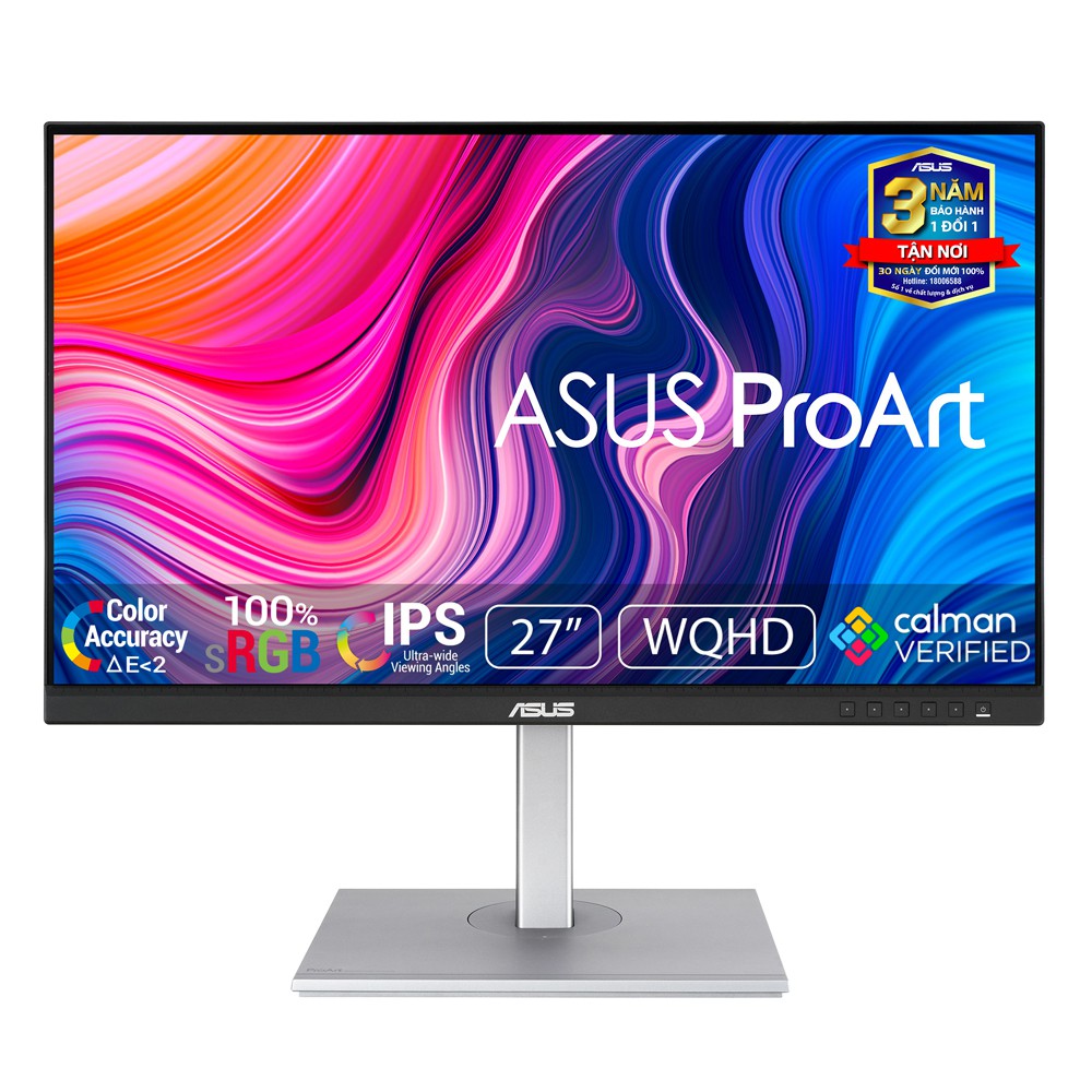 [ELBAU7 giảm 7%] /Tặng 3 Tháng Adobe/ Màn hình máy tính ASUS ProArt PA278CV (27-inch WQHD/IPS 2K/Chuyên Đồ Họa)