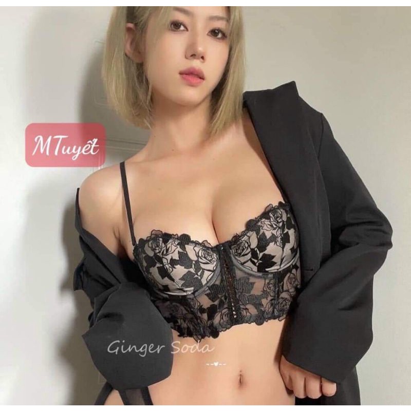 Áo cúp ren hàng QC