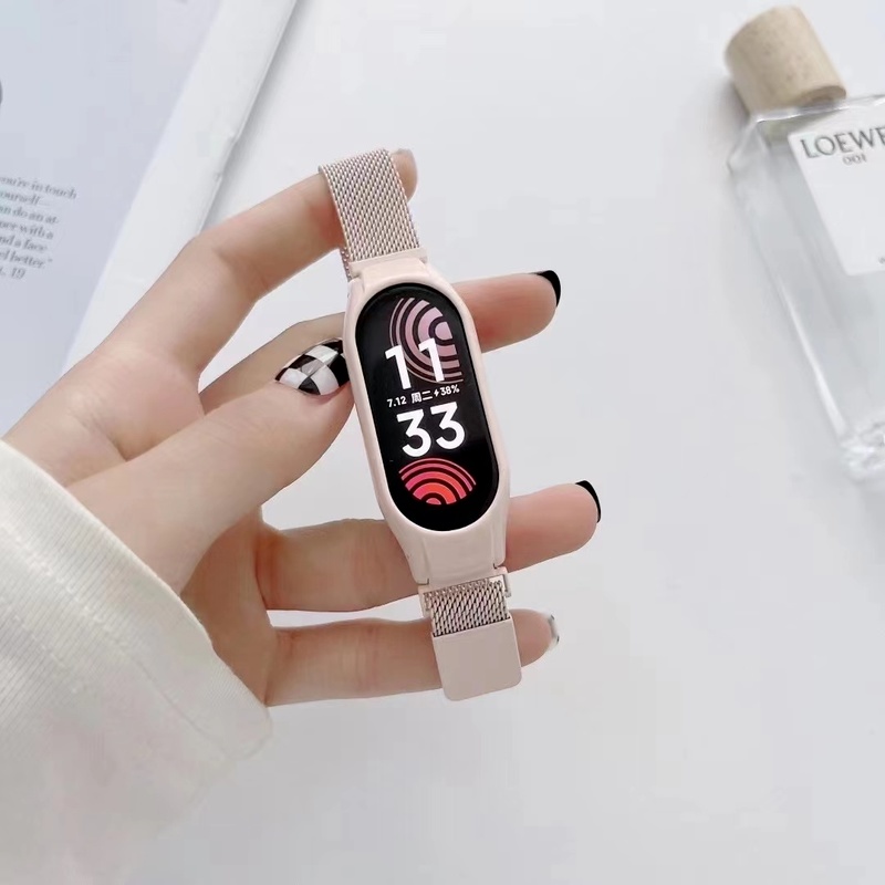 Dây Đeo Đồng Hồ Bằng Thép Cho Xiaomi mi band 7 7 6 band4 Xiaomi mi band 3 4 5 6 7