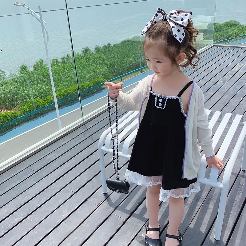 [Hàng Mới Về] Áo Khoác Cardigan Mỏng Nhẹ Thoáng Khí Thoải Mái Thời Trang Mùa Hè Cho Bé Gái