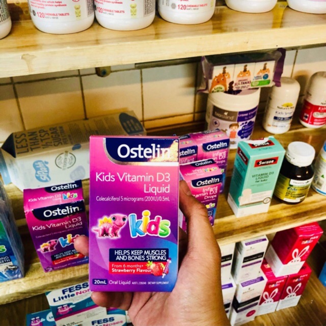 VITAMIN D OSTELIN VỊ DÂU 20ML