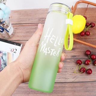 Bình Thủy Tinh 500ml Hello Master (Loại Đẹp)