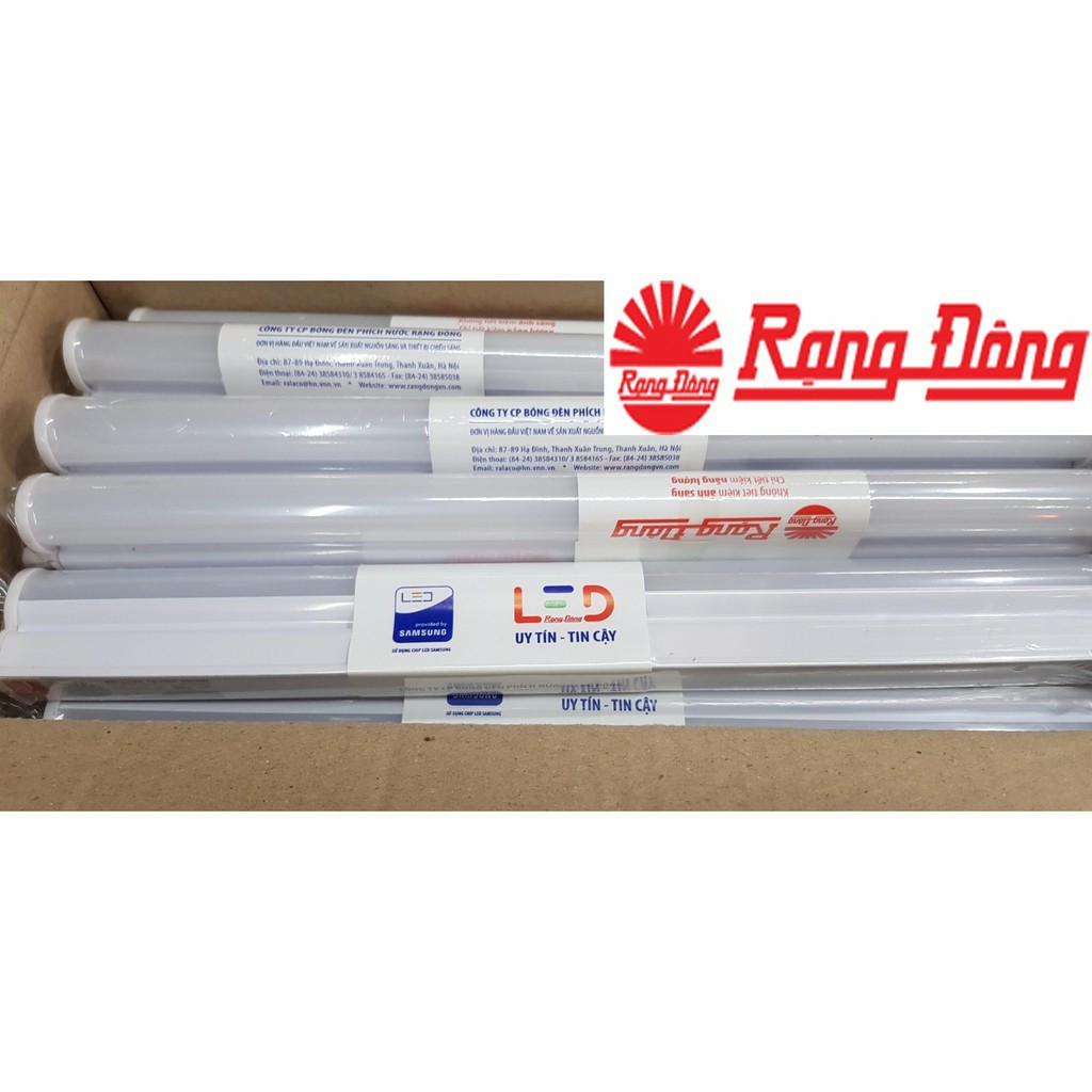 Đèn LED hắt trần (bộ đèn LED liền thân) T5 Rạng Đông 4W 30cm, 2 năm chính hãng bảo hành