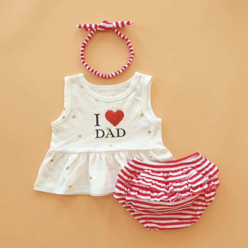 Set 3 chi tiết babydoll cực xinh hãng Bunny
