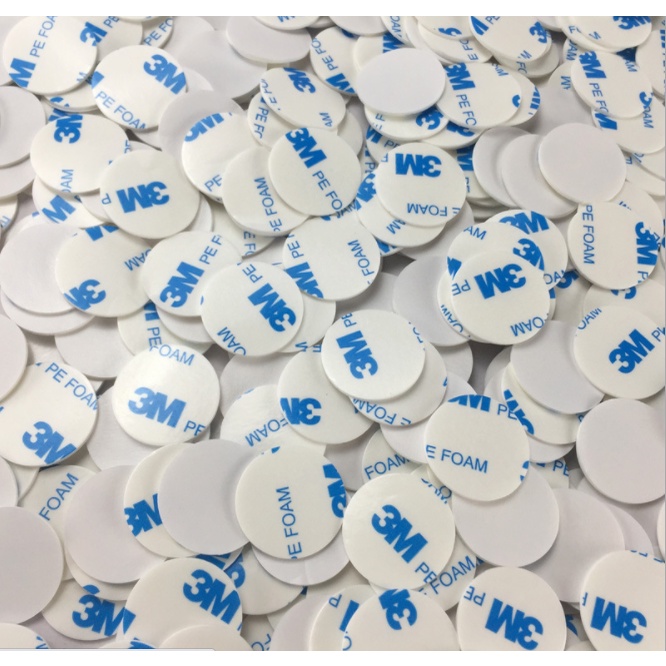 Băng keo siêu dính 2 mặt xốp 3M hình tròn đàn hồi tốt, chất lượng cao - Dũng An Shop