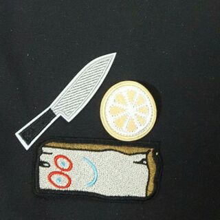Patch vải ủi làm bếp