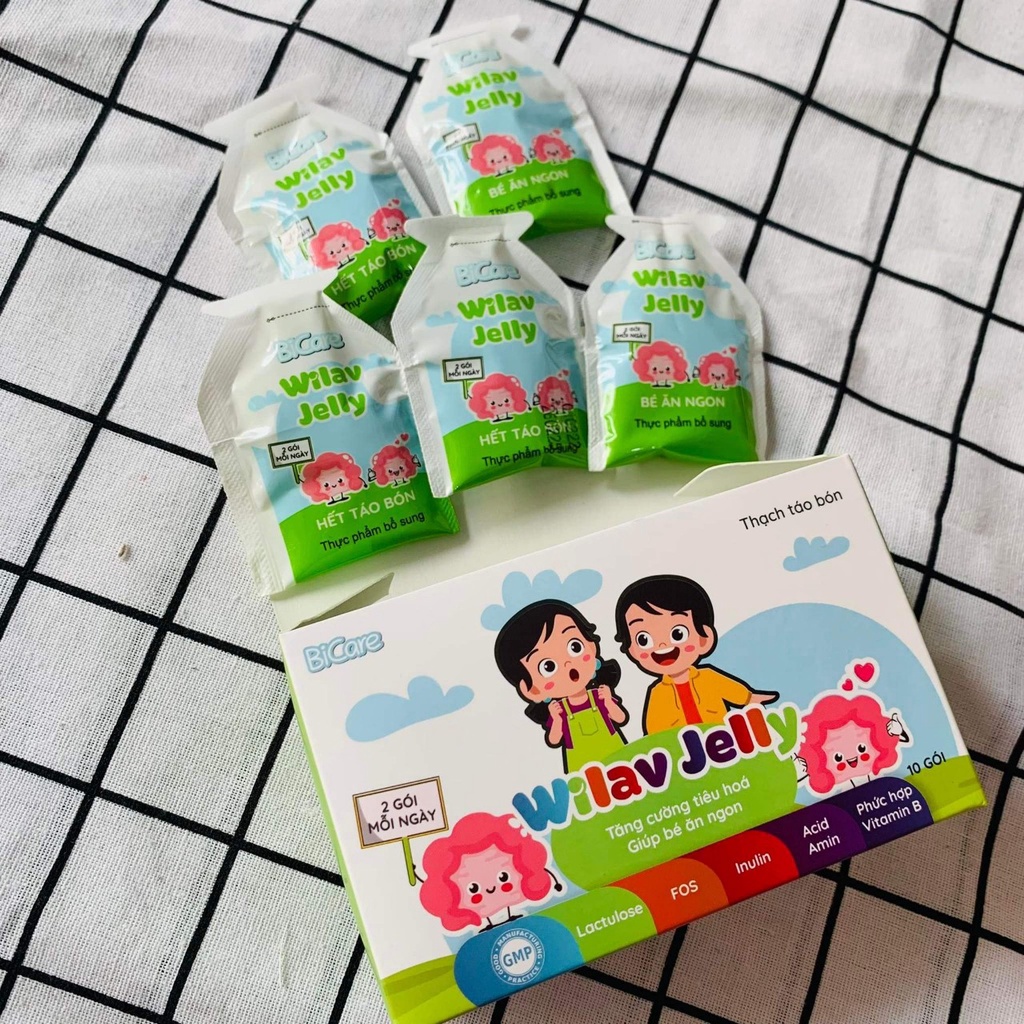 Thạch Dinh Dưỡng Canxi Bicare, Thạch Táo Bón Wilav Jelly