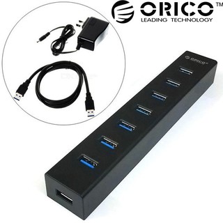 Bộ chia 7 cổng usb 3.0 orico h7013-u3 màu đen hb05