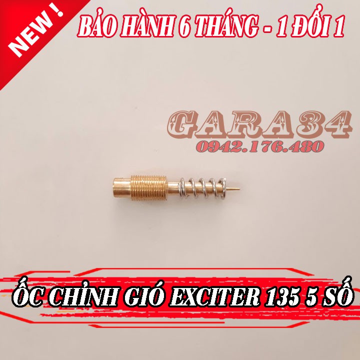 ỐC CHỈNH GIÓ EXCITER 135 5 SỐ