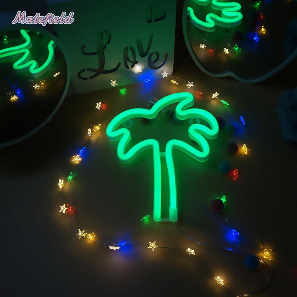 Creative Neon Sign Light Kids Room Night Lamp Coffee Bar Mural Party Decor