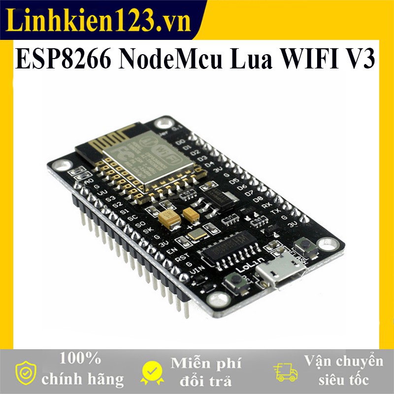 Module thu phát wifi ESP8266 NodeMcu Lua WIFI V3