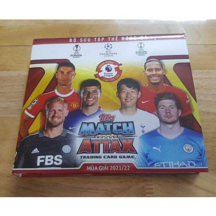 BST Album thẻ in Match Attax 2021/2022 Ngoại Hạng Anh