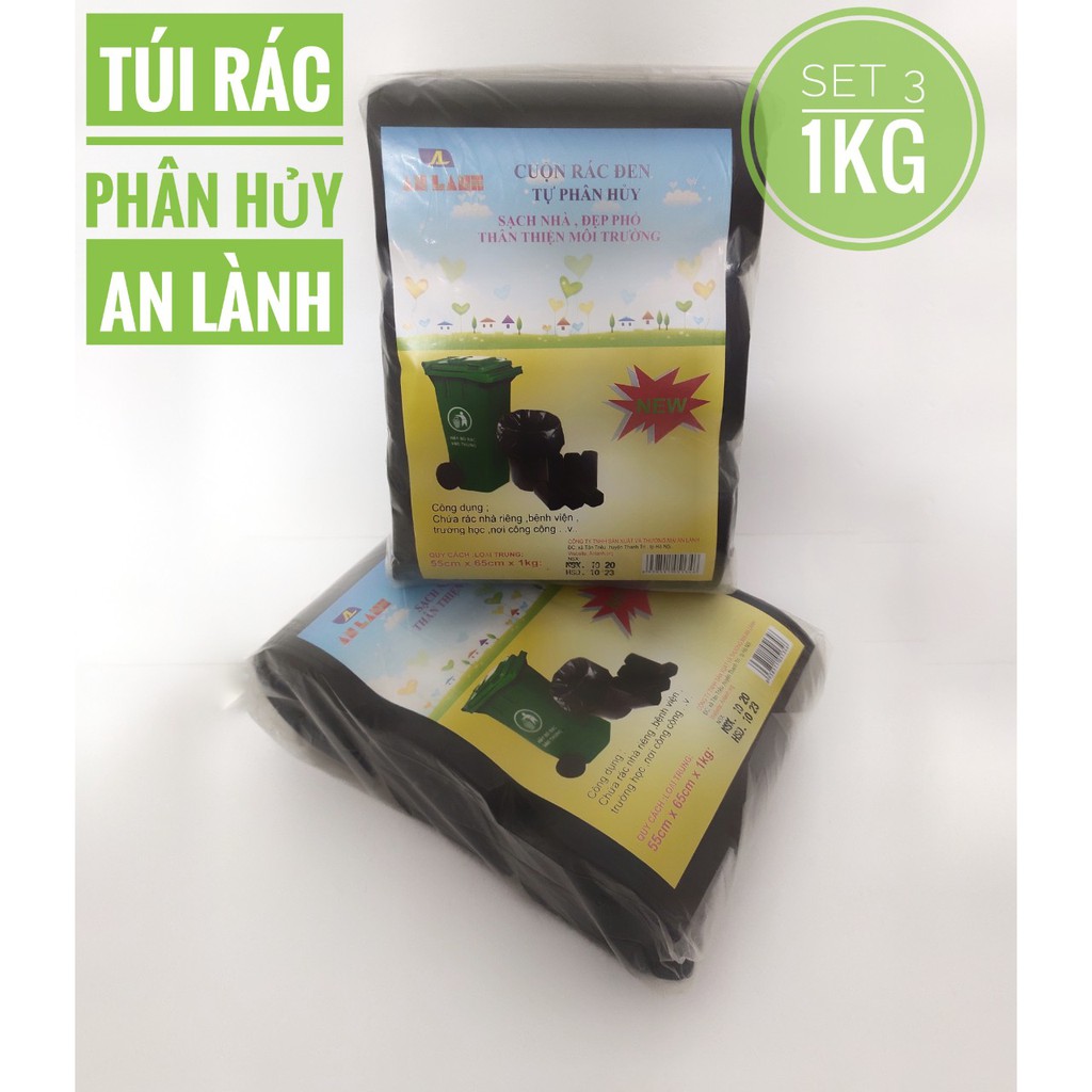 1KG TÚI RÁC TỰ HỦY SINH HỌC SIÊU TIẾT KIỆM