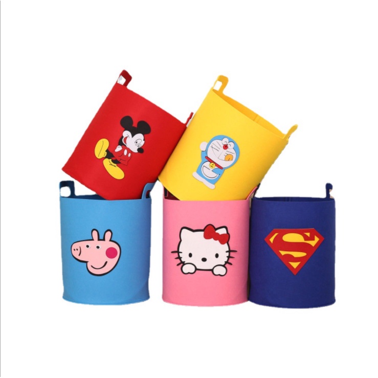 Giỏ đựng đồ giặt gắn tường hình Hello Kitty