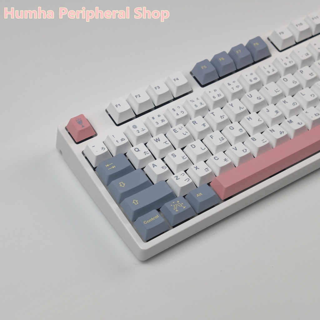 Bàn Phím Cơ Humha Momo Yume R1 140 Phím Chất Liệu PBT Nhuộm Màu Xinh Xắn
