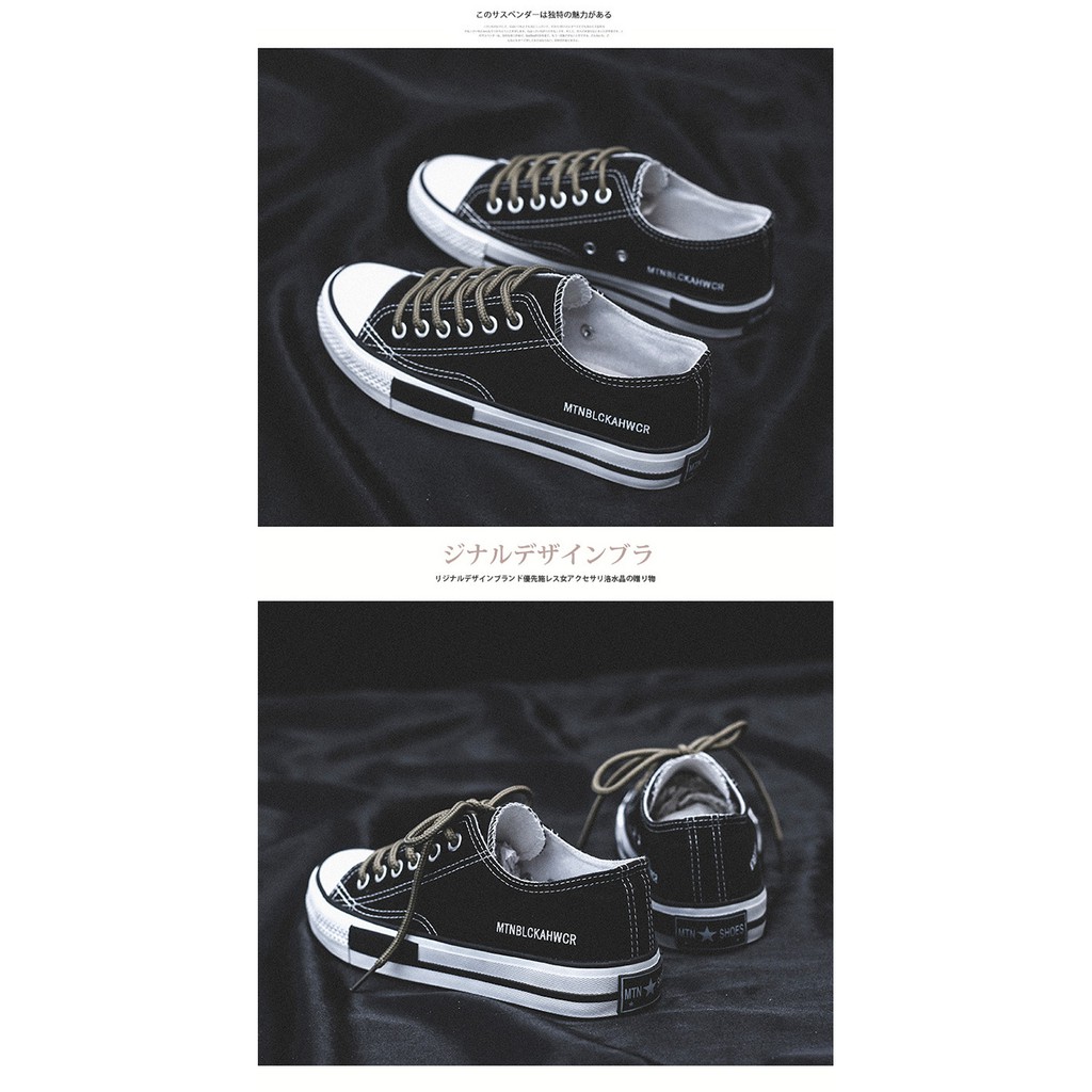 Giày thể thao nữ đế bằng giá rẻ giày sneaker nữ trắng đen ulzzang cao cấp hot trend AZUKA - E5 | BigBuy360 - bigbuy360.vn