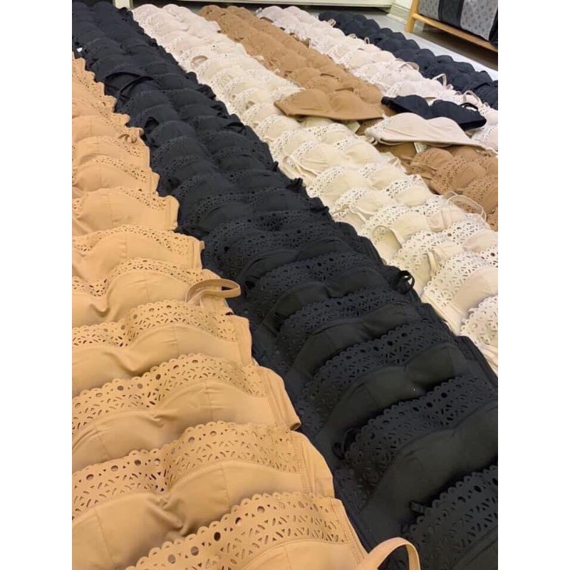 Áo bra cúp ngực viền ren hàng QC