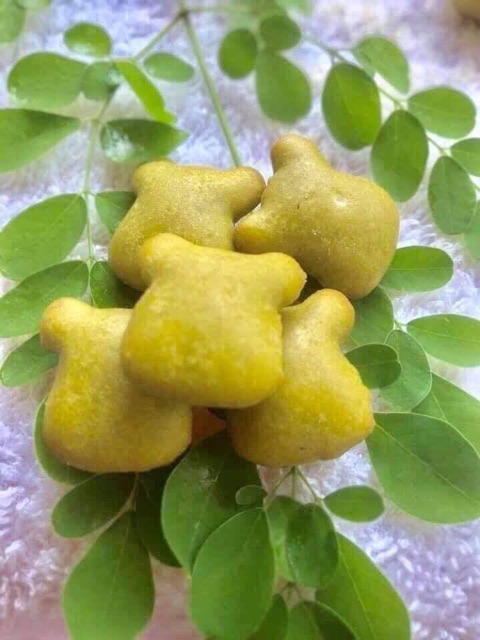 Bánh Gấu Nhân Kem Hương Chùm Ngây Hộp 420g - Free Ship - Ăn Vặt SK House