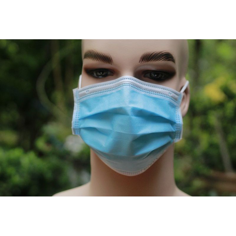 5 HỘP Khẩu trang y tế 4 lớp BISOU màu Xanh