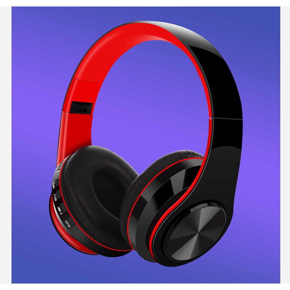 Tai Nghe/Headphone Chụp Tai Bluetooth 5.0 FG-69 Chất Lượng Âm Thanh Nổi Phong Cách Thể Thao Có Thể Gấp Gọn