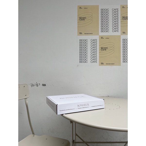 Hộp giấy Bonheur gói quà