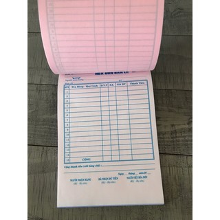 Hoá đơn bán lẻ 2 liên