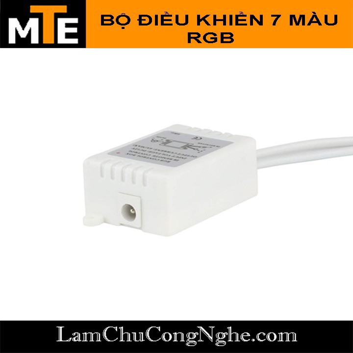 Mới! Bộ Điều Khiển 7 Màu RGB (Hồng Ngoại) -  Bộ Điều Khiển led dây dán 505 đổi 7 màu RGB