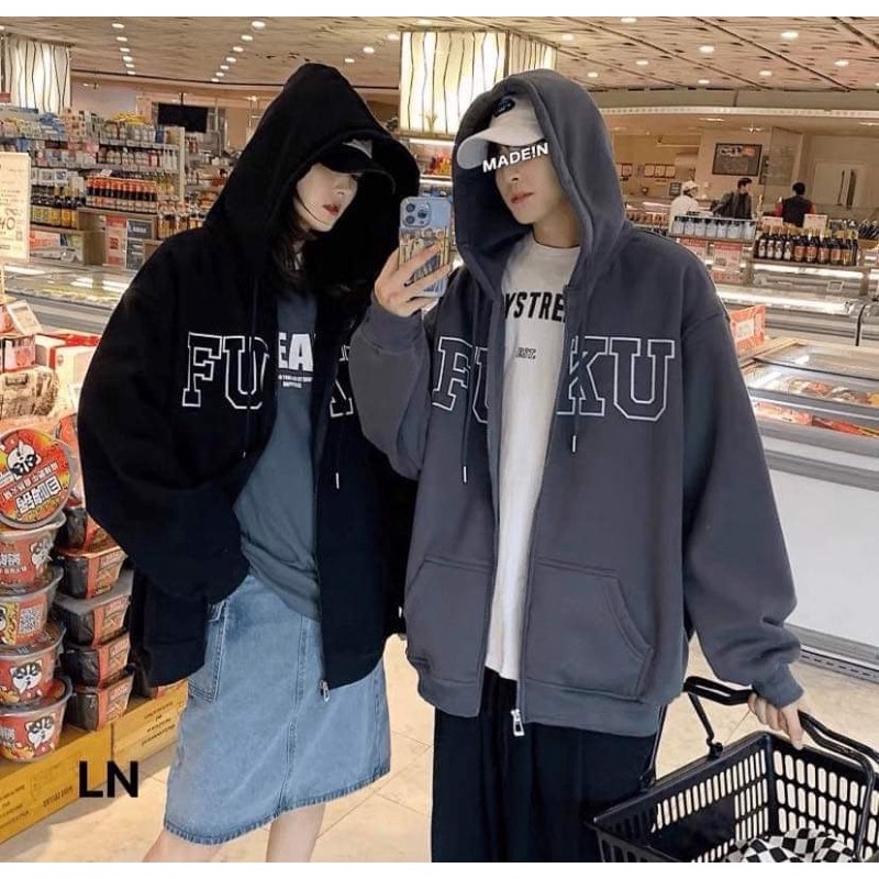 Áo khoác nỉ cotton FUKU LN12