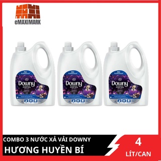 COMBO 3 CAN Nước xả vải chuyên dụng Downy Huyền bí Can 3.8LX3
