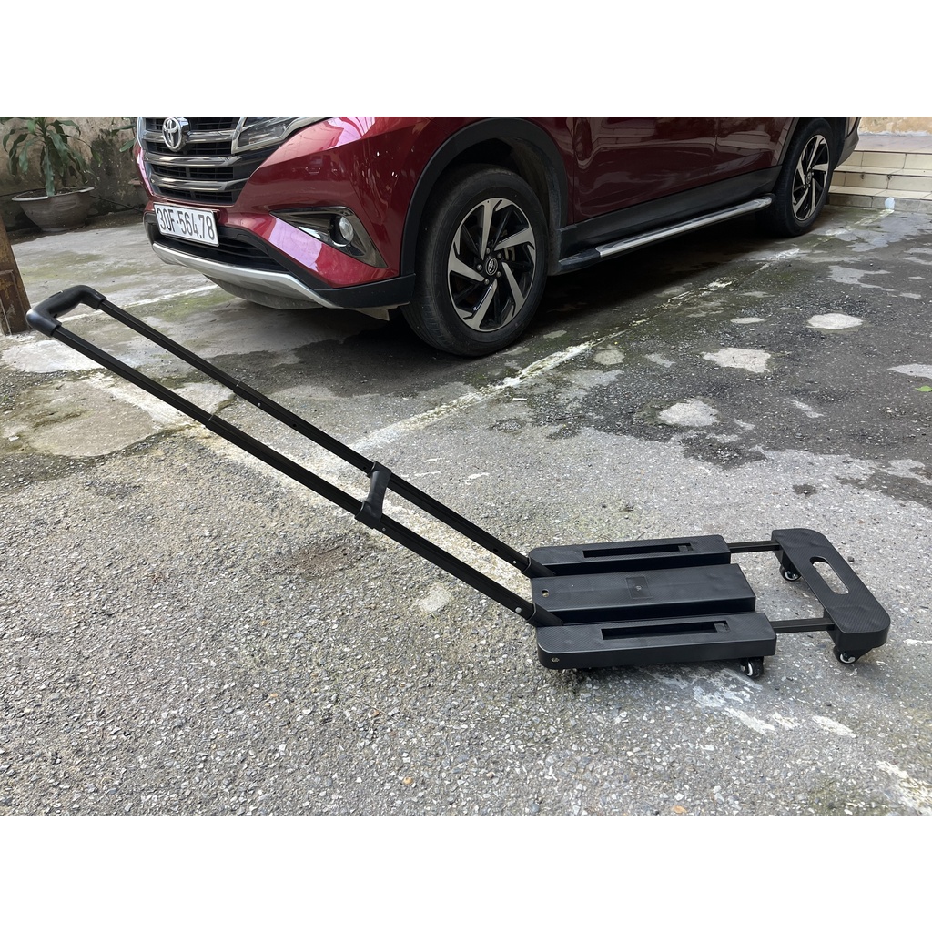 Xe Kéo hàng - Xe đẩy hàng Gấp Gọn 6 bánh VT160, tải trọng 150kg nhập khẩu chất lượng cao