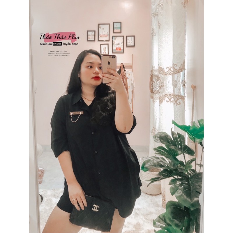 SƠ MI TRẮNG ĐEN TAG XÍCH