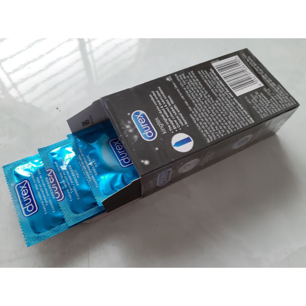Mua 2 Hộp Bao Cao Su Durex Kingtex 24 cái - Bcs Ôm Sát, Mỏng, Kéo Dài Thời Gian Quan Hệ