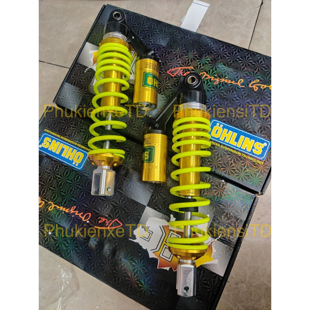 Phuộc sau OHLINS bình dầu lắp AIRBLADE NOUVO4 PCX IMPULSE SHARK FELIZ ...