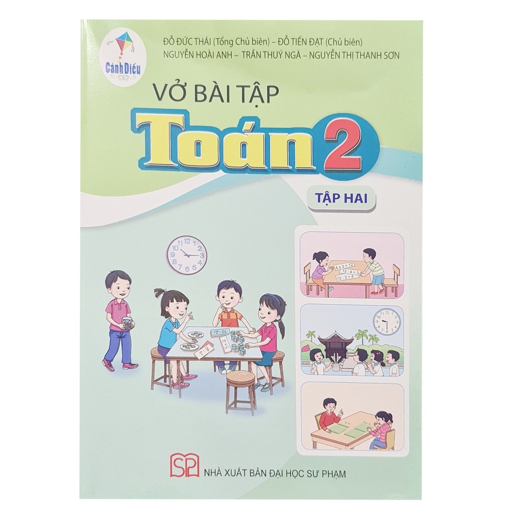 Sách Vở bài tập toán 2 tập 2 ( cánh diều+ bán kèm 1 cây bút chì )