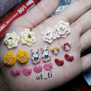 Hoa sen đá lớn-hoa bột mỹ nail