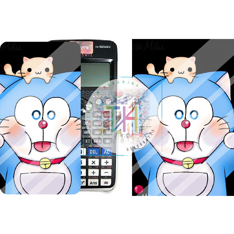 DECAL dán máy tính Doraemon